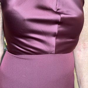 AMSALE Tanya Dress Size 4 in Ruby